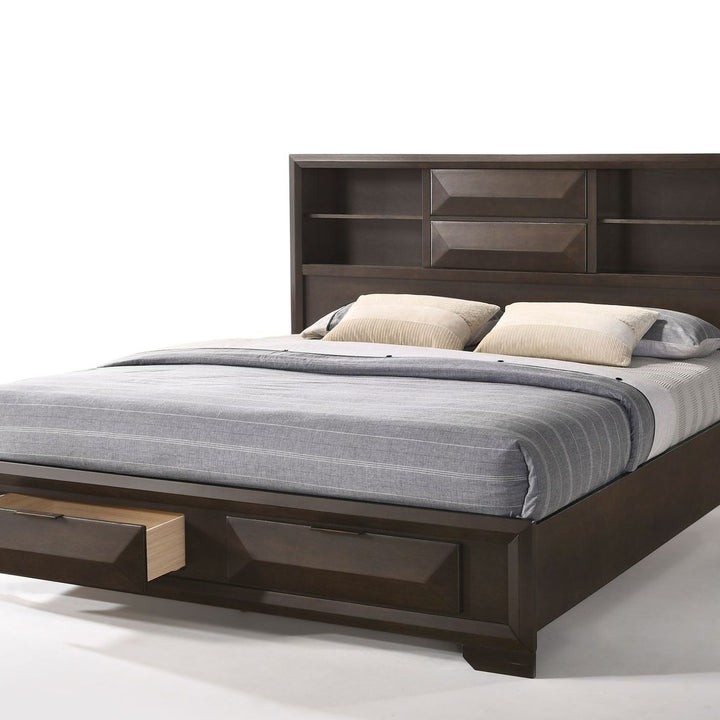 Merveille Queen Bed in Espresso 22870Q